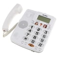 thumbnail image 2 of Teléfono con Cable Macarena Identificador de Llamadas Pantalla Teléfono Multifunción Blanco Teléfono de empresa con cable, 2 of 8