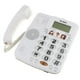 thumbnail image 2 of Teléfono con Cable Hugo Pantalla de Identificación de Llamadas Teléfono Multifunción Blanco, 2 of 9