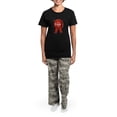 thumbnail image 4 of CafePress - A Product Of Oklahoma Pajamas - Women's Short Sleeve Print T-Shirt and Pants Dark Cotton Pajama Set, 4 of 7