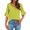 Blue, variant on Seductiva Women's T-Shirts Short Sleeve 3/4 Length Sleeves Women Tops Blouses for Women Casual Tops Trendy Summer Shirts Spring Clothes 2025 Casual Trendy Solid Loose Fit Tshirt Trendy Tunic Blouses