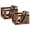 Brown, variant on 2 Pack Albums Storage for Vinyl Records, Durable and Reliable Record Crates for Vinyl, Lp Record Storage Boxes Cube Record Holder Organizers,Easy to Assemble……