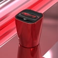 thumbnail image 6 of Portable LED Cigar Smoke Car Ashtray Double Layer Inner Box Ash Cylinder Cup Holder(Red ), 6 of 7