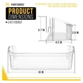 thumbnail image 2 of Refrigerator Shelf for FGSS2635TFB Fridge Door Shelf Bottom Door Bin Replacement, 2 of 9