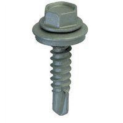 #9 x 1 in. Steel External Hex Head Washer Sharp Point Roofing Screws (120-Pack)