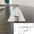 thumbnail image 3 of Perfil de aluminio para techo LED en forma de Z/T, estrecho, suspendido, lineal, para decoración del hogar, barra rígida, luz de fondo invisible, lámparas de canal de 12/24 V, 3 of 5