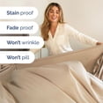 thumbnail image 5 of Queen Size 4 Piece Sheet Set - Comfy Breathable & Cooling Bed Sheets Set - Hotel Luxury Bedding for Women, Men, Kids & Teens - Deep Pockets, Easy Secure Fit, Soft and Wrinkle Free - Oeko-Tex - White, 5 of 8
