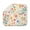 Abstract, variant on Night Owl Fantasy Dish Drying Mat - Colorful Microfiber Countertop Pad with Moon and Stars Design, 18x24 Inches
