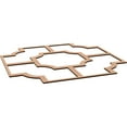thumbnail image 6 of 33"W x 33"H x 3/8"T Extra Large Bradley Decorative Fretwork Wood Ceiling Panels, Alder, 6 of 10