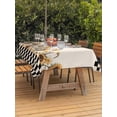 thumbnail image 2 of Outdoor Tablecloth with Umbrella Hole and Zipper, Sunflowers Rooster Rectangle Table Cloth 60x120 Inch Waterproof Tablecloth, Farmhouse Vintage Black White Plaid Picnic Table Cover for Patio Camping, 2 of 7