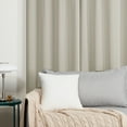 thumbnail image 3 of Deconovo Grommet Blackout Curtains Set of 2 - Thermal Insulated Energy Efficient Window Curtains for Nursery Room (52x54 inch, Light Beige, 2 Panels), 3 of 9