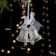 thumbnail image 1 of Adorno navideño, decoración navideña, decoración transparente para de Navidad, colgante con dije para celebración interior, guirnalda, oficina, Campanas, 1 of 8