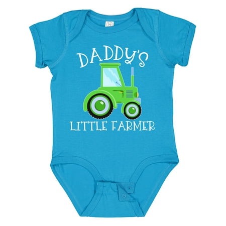 

Inktastic Daddy s Little Farmer- Green Tractor Gift Baby Boy or Baby Girl Bodysuit