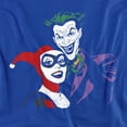 thumbnail image 2 of Batman Joker & Harley Women's T Shirt, Royal, 2X-Large, 2 of 6