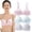 A, variant on Girls Soft Padded Bralette 3 Pack Cotton Training Bras with Adjustable Straps Comfort Fit for Teens Size 32-38
