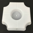 thumbnail image 3 of Garden Stone Patio Path Mold Set for Concrete Cement Walkway Paving, Reusable Stepping Stone Brick Maker, White, 3 of 8
