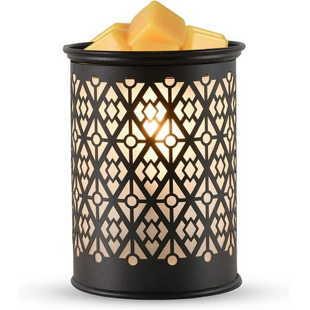 Metal Wax Warmer Wax melt Warmer Candle Wax Burner Electirc Wax Melt Warmer Candle Melter as Gifts for Moms Grandma Women Girls (Diamond)……