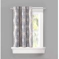 thumbnail image 6 of DriftAway Adrianne Thermal and Room Darkening Curtains for Small Windows Rod Pocket Unlined Window Curtains Single Panel 25 Inch by 40 Inch Plus 1.5 Inch Header Beige Gray, 6 of 6