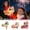1Set, variant on DIY Dance Chinese Year Handmade Hanging with LED Light Traditional Festival Craft for Kids & Adults Festive Home Hangs(Fringe Style)
