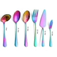 thumbnail image 2 of Stainless Steel Common Utensils Cutlery Set, Banquet Service Spoon, Fork, Colander, Butter Knife (6 Pieces), 2 of 4
