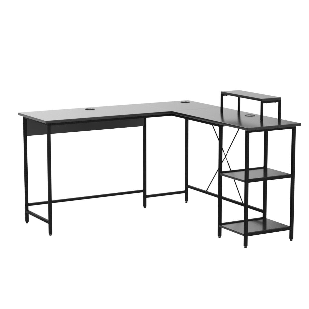 UNICOO® L Shaped Computer Desk, Modern Corner Computer Desks with