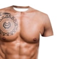 thumbnail image 7 of 3D Men' T Shirt Fitness Tee Strongman Breathable Graphic Short Sleeve for Club Party Halloween Casual Wear Walking ,, 7 of 7