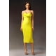 thumbnail image 2 of Vestido midi sin mangas con vendaje de espina de pescado Dress Suku, 2 of 6