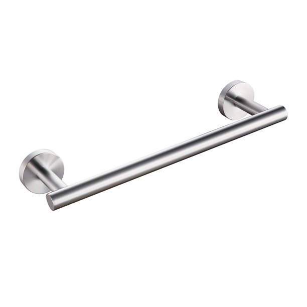 Barra para toallas Miyili de acero inoxidable cepillado de 30 cm