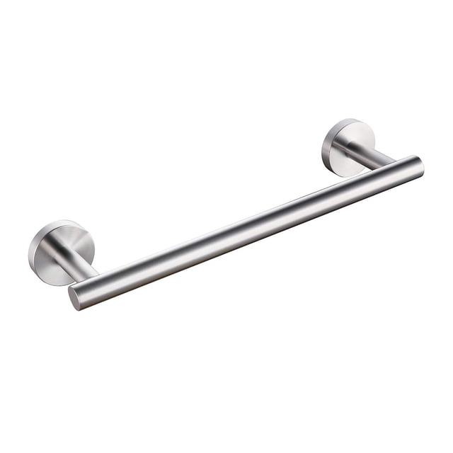 Barra para toallas Miyili de acero inoxidable cepillado de 30 cm