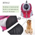 thumbnail image 4 of sac Dos De Transport Pour Animaux De Compagnie (noir), Adapt Aux Chiens Et Chats Jusqu' 3-7 Kg, Sac De Voyage Mains Libres Pour Animaux De Compag, 4 of 5