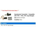 thumbnail image 2 of Speedometer Transmitter - Compatible with 1994 - 1995, 1997 Jeep Wrangler, 2 of 2
