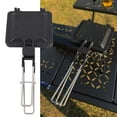 thumbnail image 1 of Baking Pan,  Maker Japanese Style Multifunctional Double Sided Foldable Handle Nonstick Coating  for Camping, 1 of 7