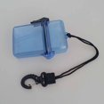 thumbnail image 1 of Caja impermeable, Estuche para de /insignias/pasaportes/dinero - Resistente, resistente al polvo Azul transparente Cola Contenedor a prueba de agua, 1 of 8