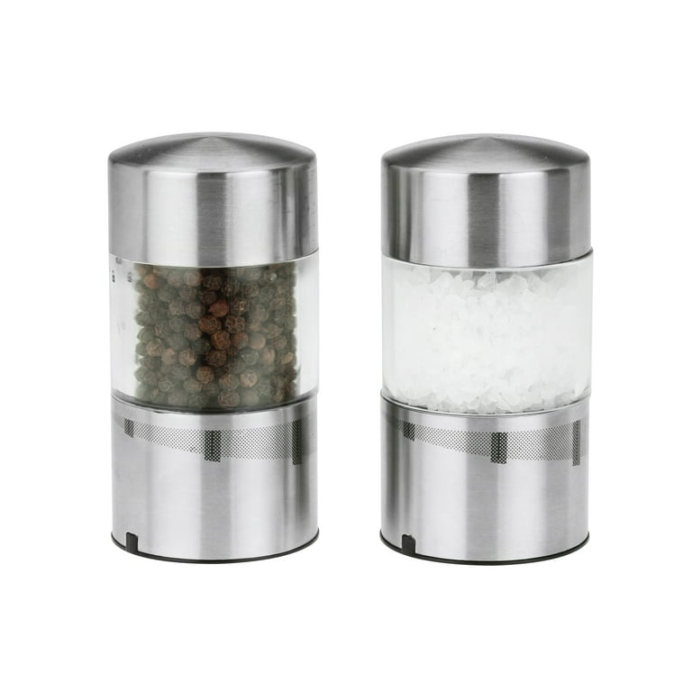 Cuisinart Rechargeable Electric Salt & Pepper Mill Set - Brushed