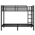thumbnail image 4 of Metal Full XL over Full XL Bunk Bed for Adults,Space-Saving/Noise Reduced/No Box Spring Needed, Black, 4 of 13