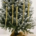 thumbnail image 5 of Christmas Snowflake Icicle Decorations 12PCS Gold Color Snowflake Icicles Ornaments Set Acrylic Christmas Ornaments for Christmas Tree Outdoor By Aousthop/ Christmas Colored Icicle Pendants, 5 of 6