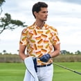 thumbnail image 3 of Balery Hot Dog In Heart Camisa Polo de Hombre con Estampado, de Manga Corta y Tejido Medio, Camisa Tipo Golf Polo-Small, 3 of 6