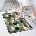 thumbnail image 4 of Corridor Stone Patterned Carpet 3D Pebble Design Entrance Mat Washable Floor Rug Bathroom Bedside Kitchen Non, 4 of 6