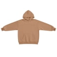 thumbnail image 5 of DHFJKG Womens Mens Hoodies With Large Pockets Long Sleeve Sweatshirt Solid Color Loose Pullover Tops, 5 of 7