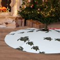 thumbnail image 6 of Sikiie Sea Turtle 30-48 inches {designName} Print Christmas Tree Skirt Snowman Xmas Tree Skirt with Edge Christmas Decorations for Holiday Party36", 6 of 7