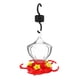 thumbnail image 2 of Comedero para colibríes modelo calabaza | Comedero colgante para flores a prueba de hormigas con 5 puertos de alimentación y foso integrado | Perchas para múltiples pájaros | Comedero para pájaros, 2 of 5