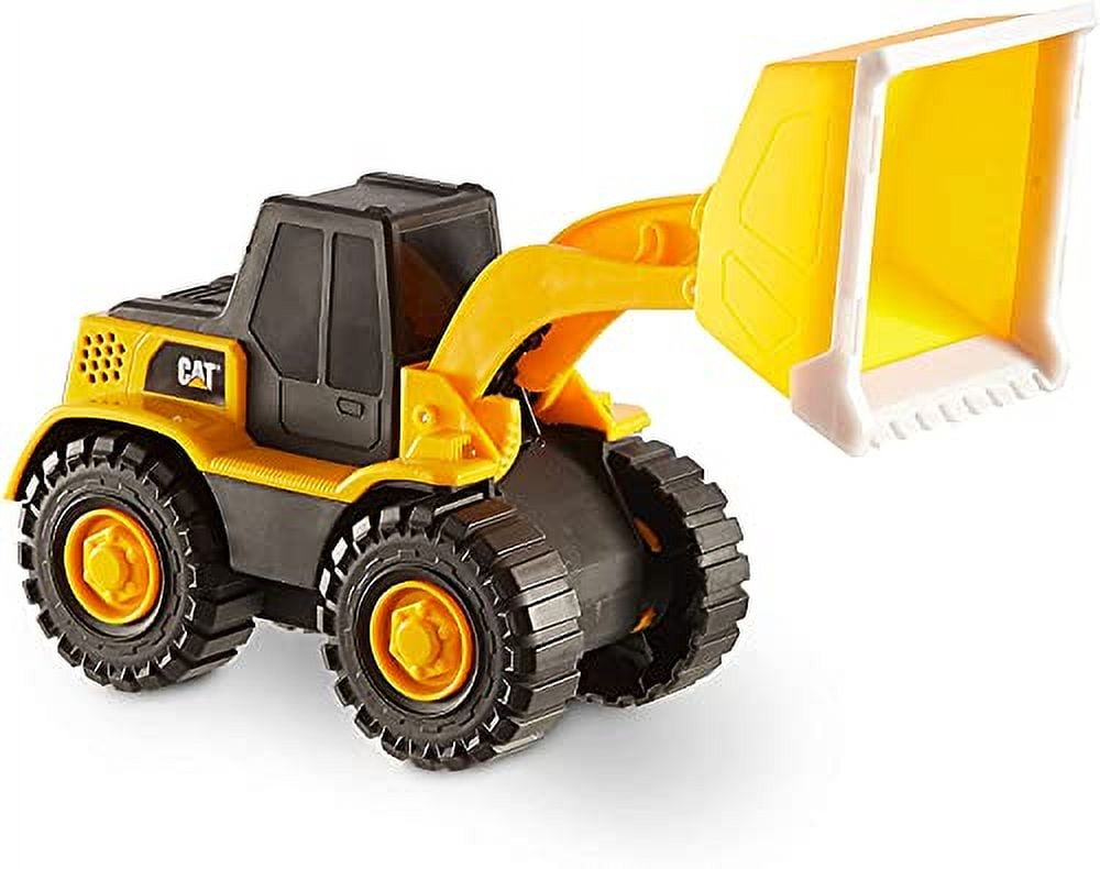 Cat Construction Tough Machines Toy Wheel Loader with Lights & Sounds, Yellow