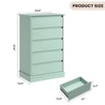 thumbnail image 2 of TROPOW 5 Drawer Dressers for Bedroom, Chest of Drawers with Deep Drawers, Large Double Dresser for Closet with Wide Top, Horizontal Wooden Dresser for Living Room, Hallway, Kids Room, 2 of 7