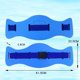 thumbnail image 2 of ZHAOCHENG Cinturón flotante de natación universal de EVA ajustable para entrenamiento de aeróbic acuático, equipo de entrenamiento de natación para adultos y niños, cinturón azul mediano (mejorado), a, 2 of 5