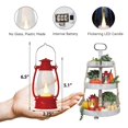 thumbnail image 2 of Lantern Reperla Red Mini 12 unidades con vela LED parpadeante de 13 cm, 2 of 8