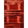 thumbnail image 1 of Ahgly Company Indoor Rectangle Mid-Century Modern Red Oriental Area Rugs, Swatch Sample, 1 of 6
