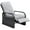 Gray, variant on ATR ART TO REAL Outdoor Patio Wicker Adjustable Recliner Chair with Cushion,Orange