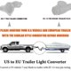 thumbnail image 2 of US to European trailer light converter 7 flat socket (US vehicles) to 13 pin round plug (European trailer lights), 2 of 5