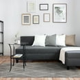 thumbnail image 4 of Gertmenian Thayer Diamond Shag Checkered Gray Indoor Area Rug, 8x10, 4 of 6