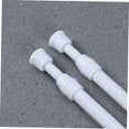 thumbnail image 4 of CHICHUMID 2 Pcs Tringle à Rideau Extensible Blanche Rail de Rideau de Douche Réglable pour Locataires, 4 of 8
