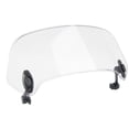 thumbnail image 2 of Parabrisas de motocicleta ajustable con clip, deflector de viento universal para motocicleta, transparente, 2 of 14